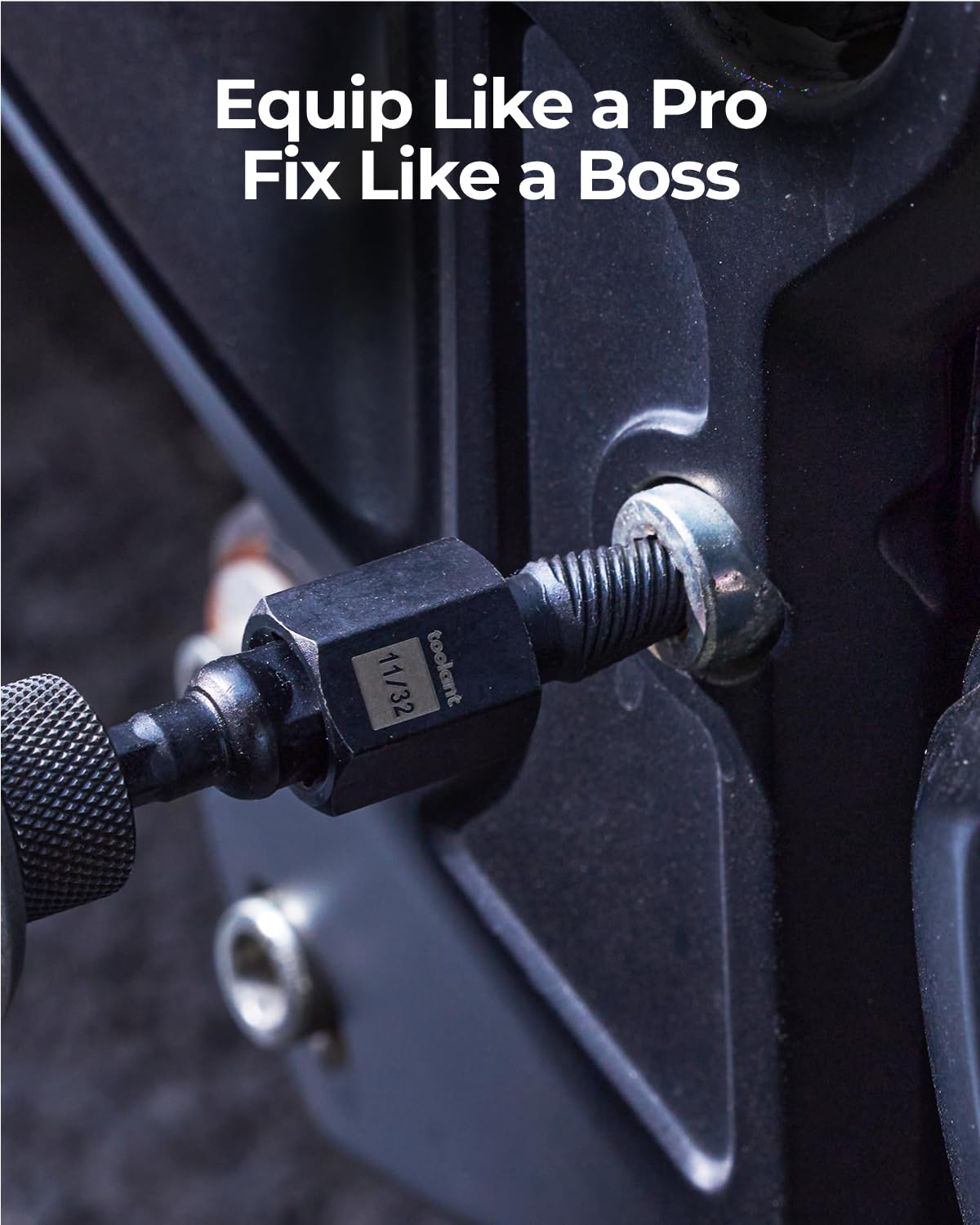Toolant adapters and knockout pin included in kit.