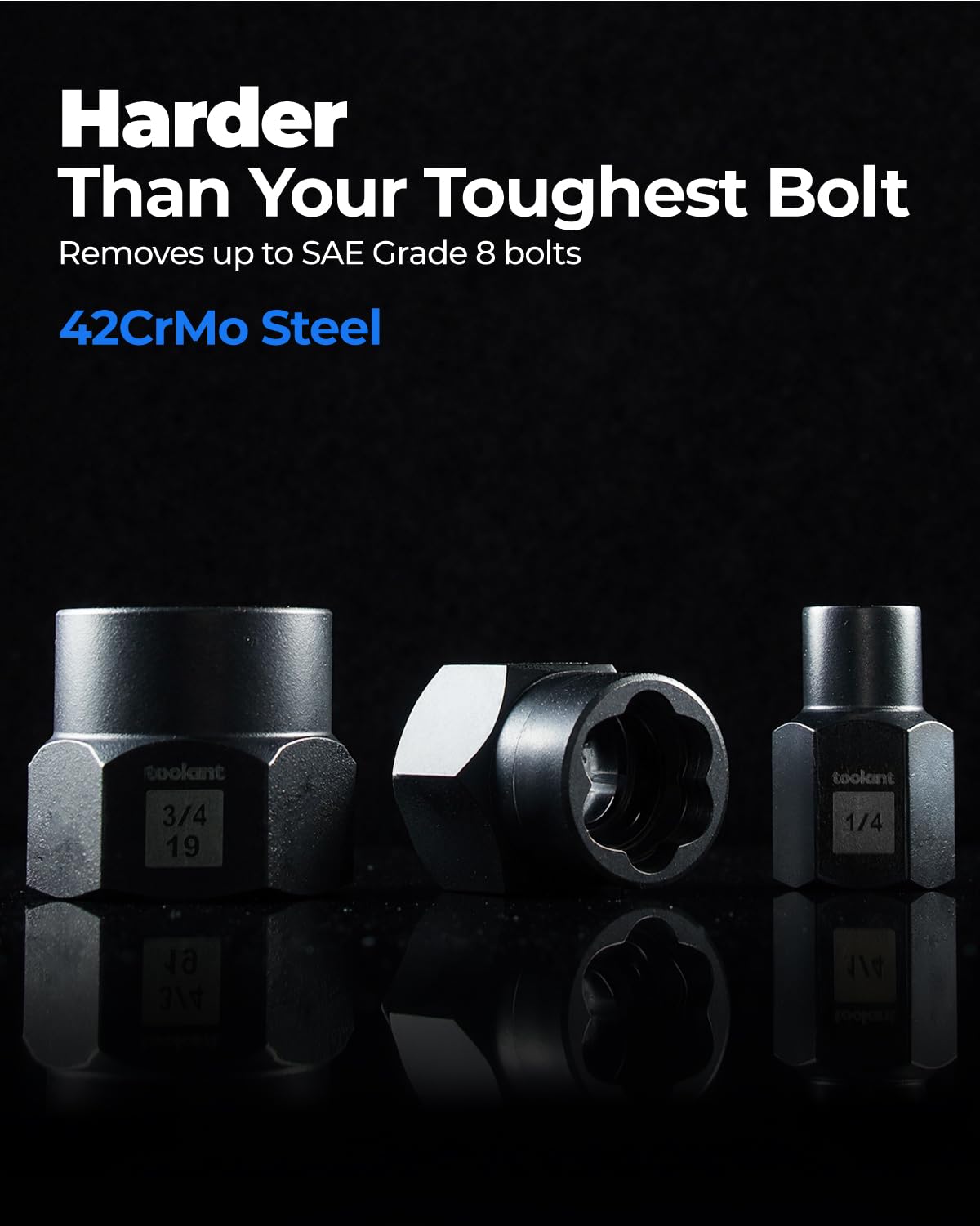 Toolant finish with phosphating and blackening resists corrosion during use