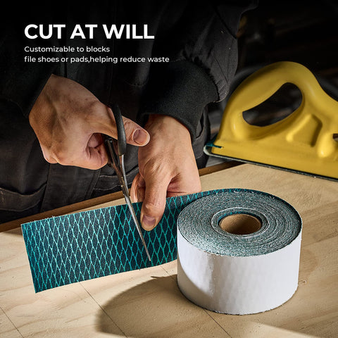 toolant Diamond shape 320 grit roll ideal for DIY auto body repair and carpentry