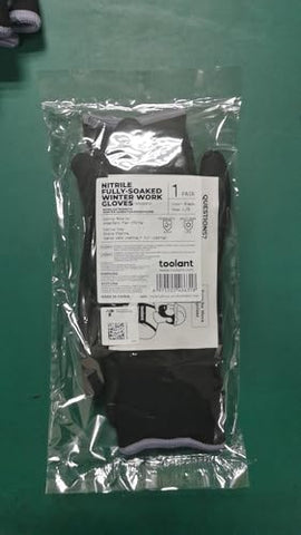 Toolant double nitrile-dipped gloves offer strong grip for oil-heavy tasks.