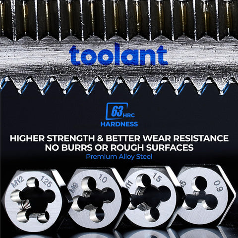Toolant drill bit compatibility for faster tap alignment and setup.