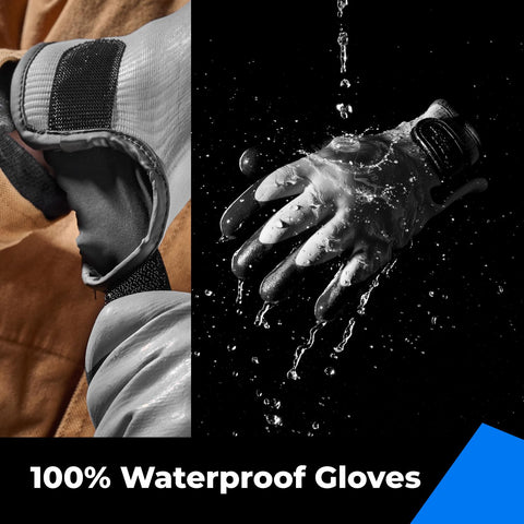 Toolant palm-dipped gloves with grip demonstrate secure handling