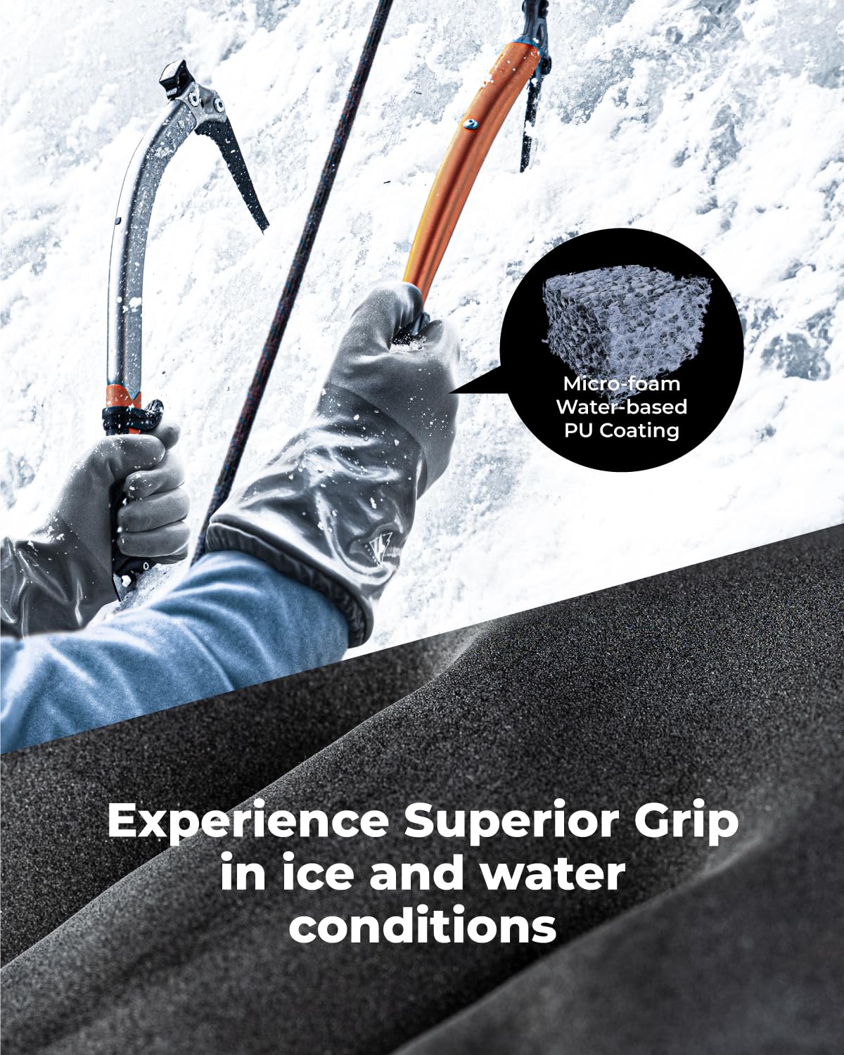 toolant gloves for ice fishing and winter hiking keep hands dry and warm