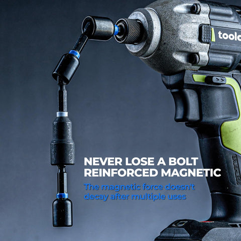 Toolant overhead-work-magnetic-tips stay in place for one-handed use