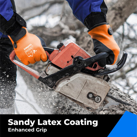 Toolant palms feature sandy-dipped rubber for improved grip on tools.