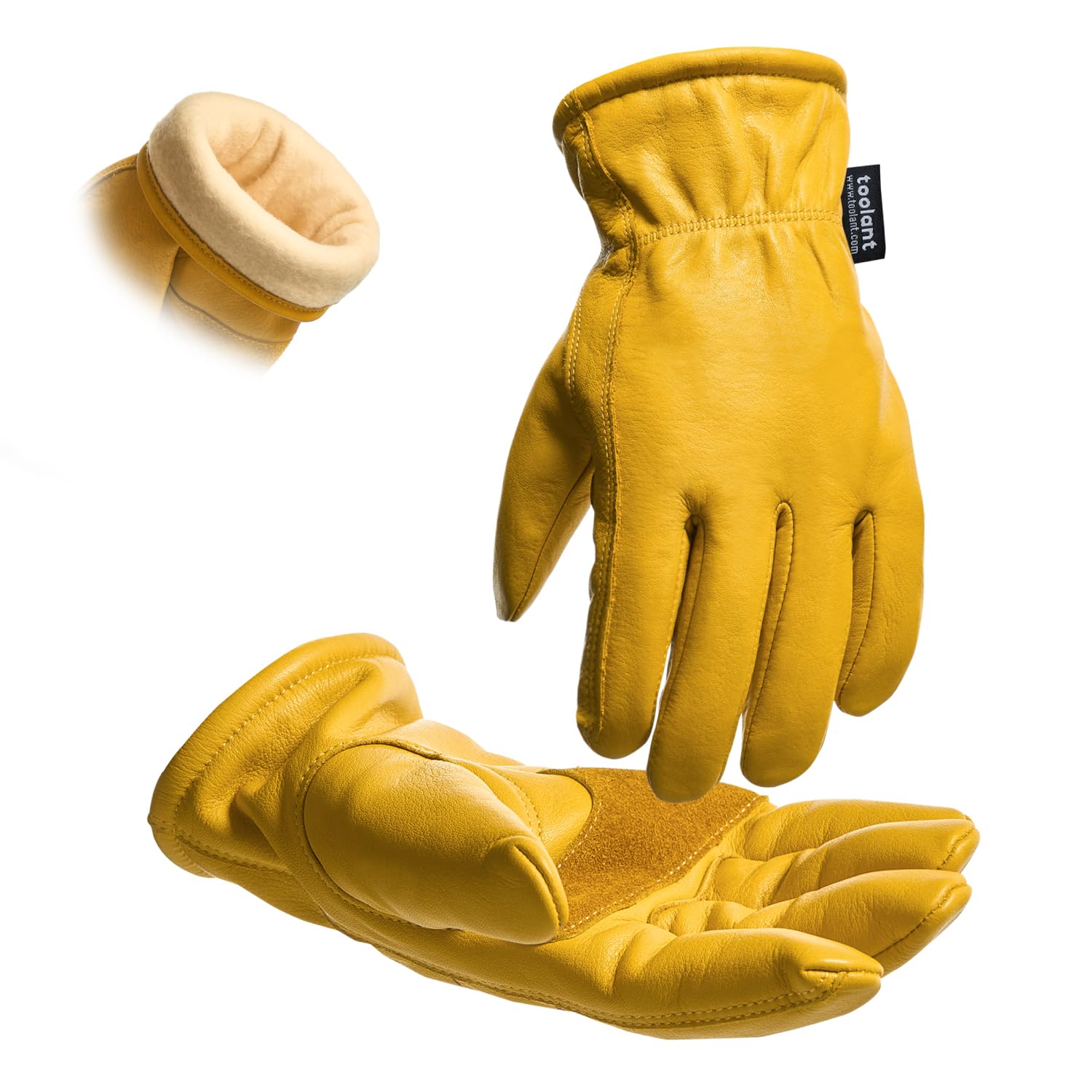 Toolant Slip-On gloves with palm patch deliver durable abrasion resistance.