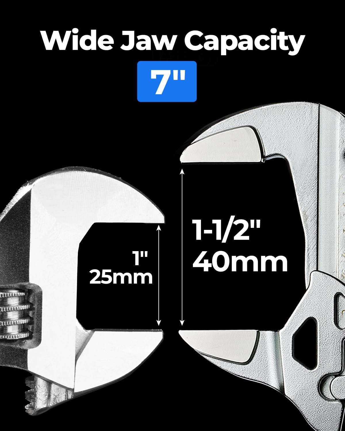 Toolant smooth parallel jaws grip fittings without surface damage.