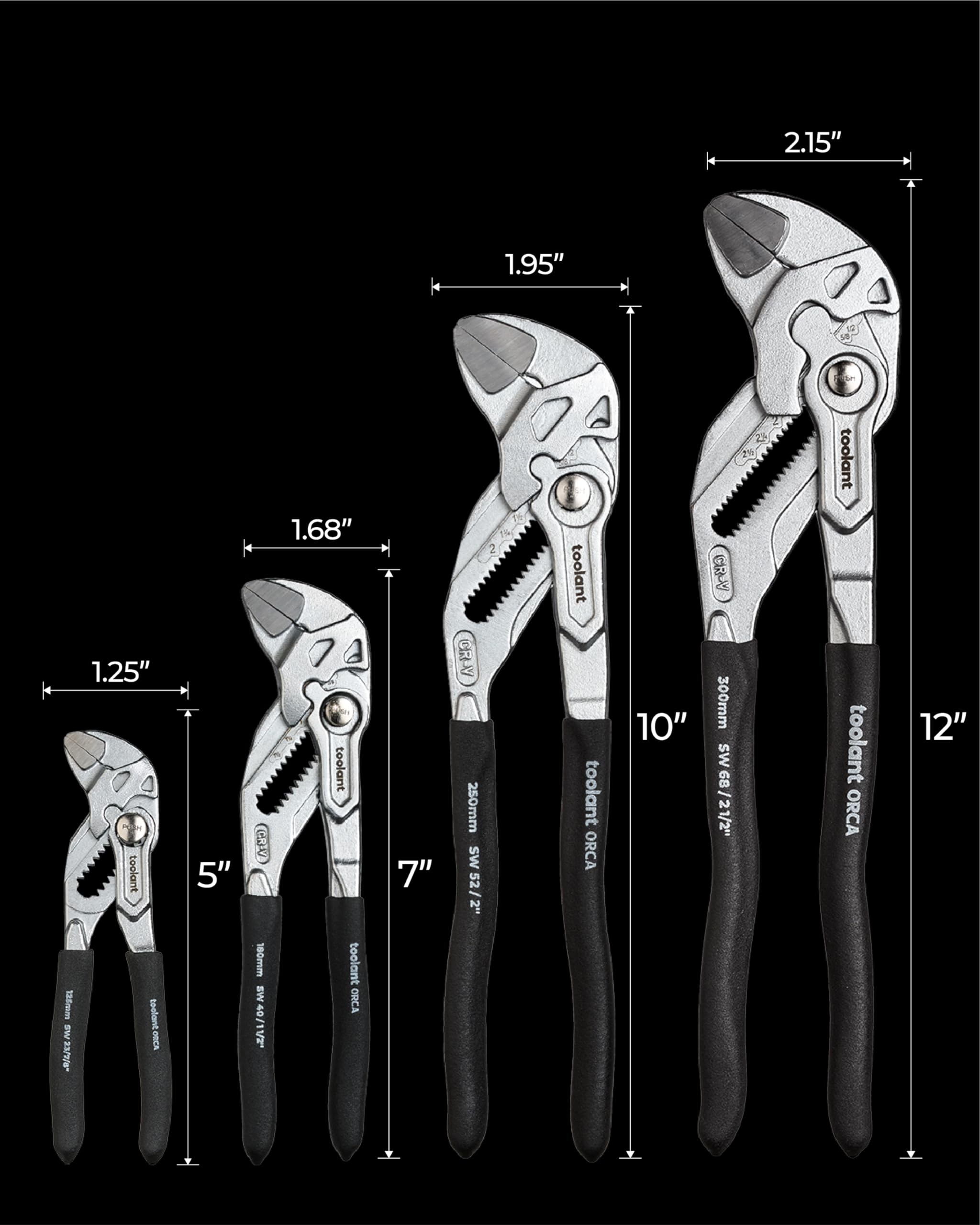 Toolant storage pouch included for organized tool transport.
