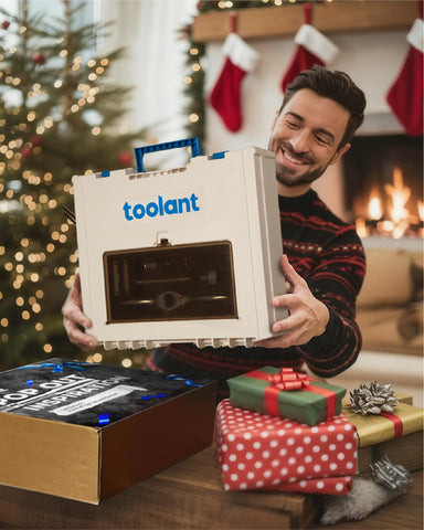 Toolant taps and dies with drill bits for quick, matched-tool setup.