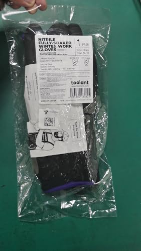 Toolant winter gloves with thermal acrylic liner for warmth and flexibility