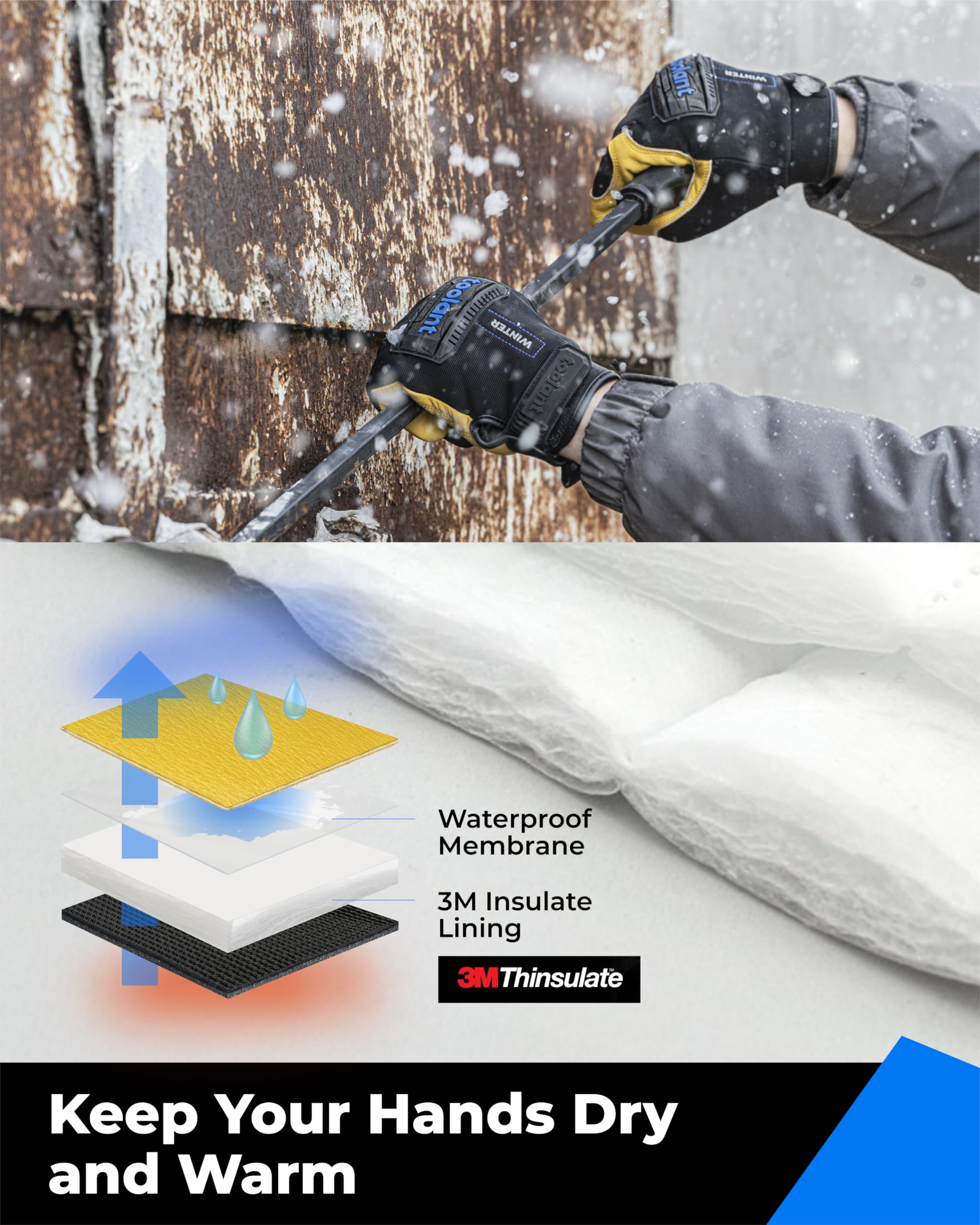 toolant Thor Series 3M lining close-up demonstrates premium insulation