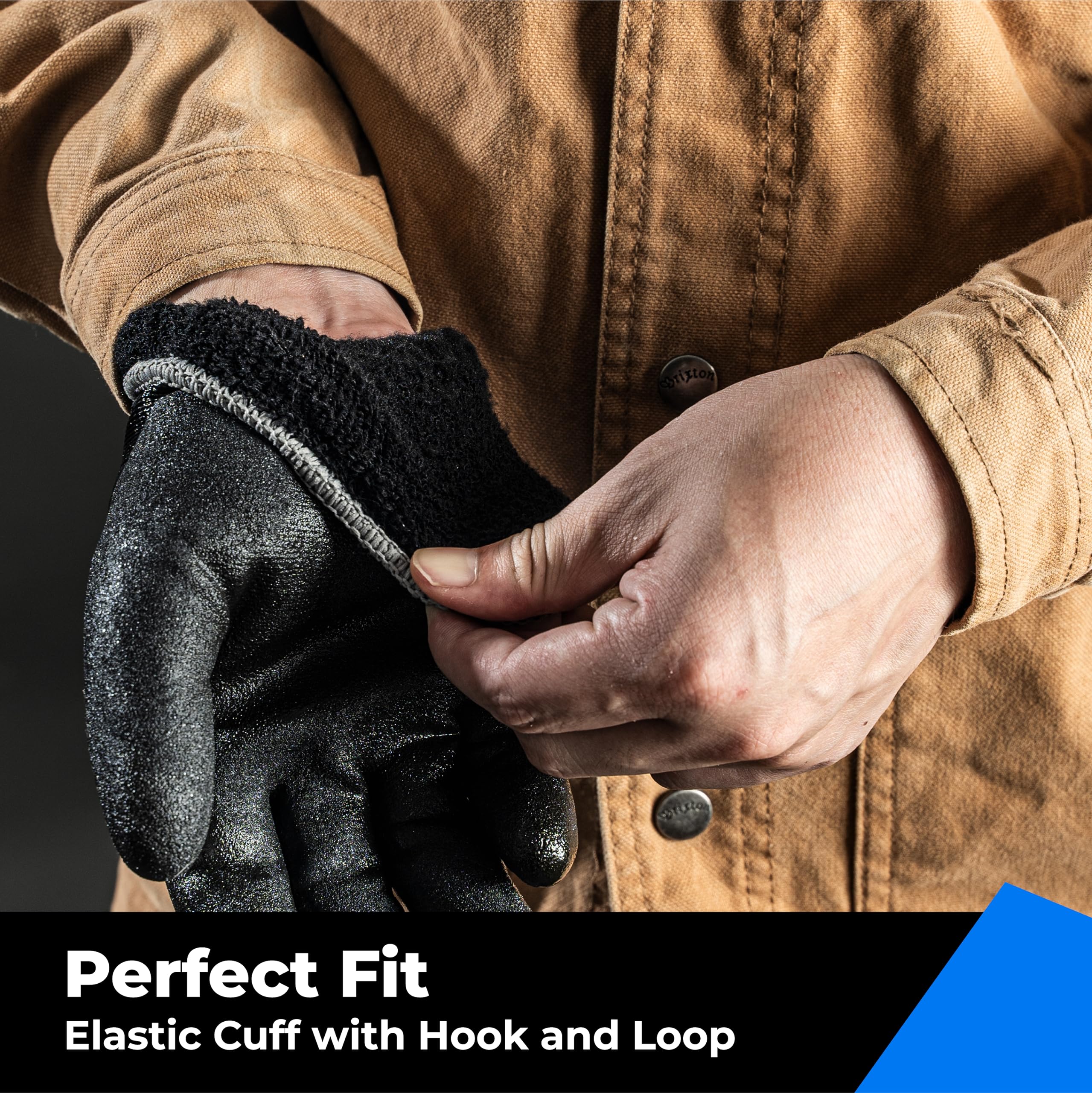 Toolant freezer-ready gloves keep hands comfortable while handling frozen items.