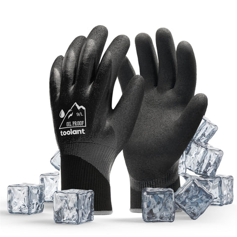 Toolant waterproof gloves with nitrile dip for wet work protection