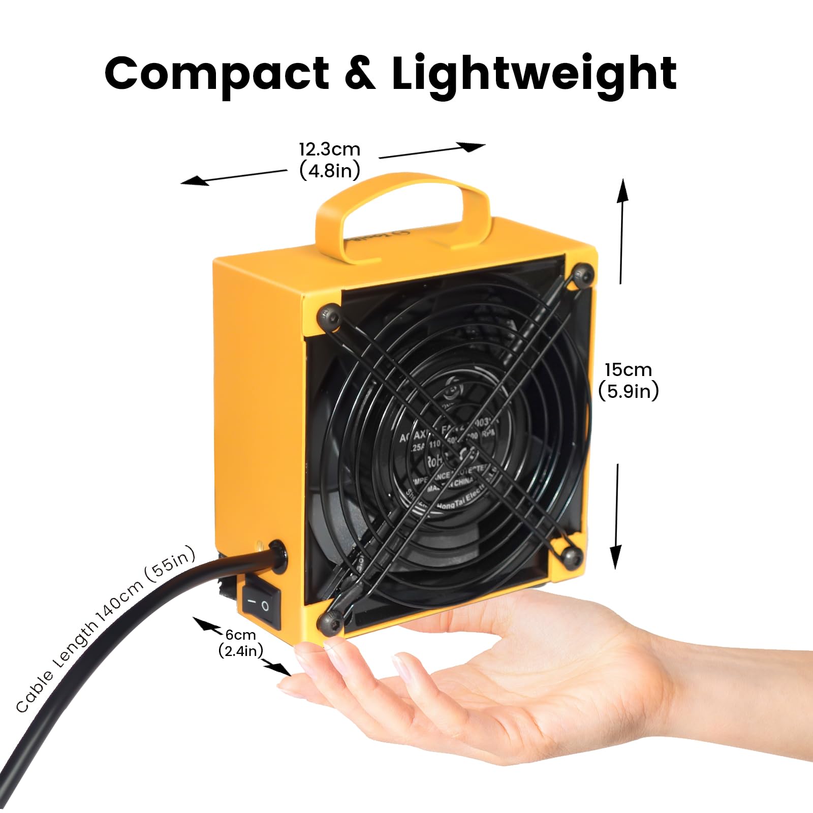 ToolBud removable carbon filter helps maintain a fresh workspace.