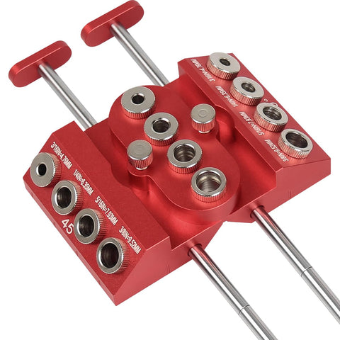 Toolcool 30-45-90 drill guide jig for precise angled holes in woodworking
