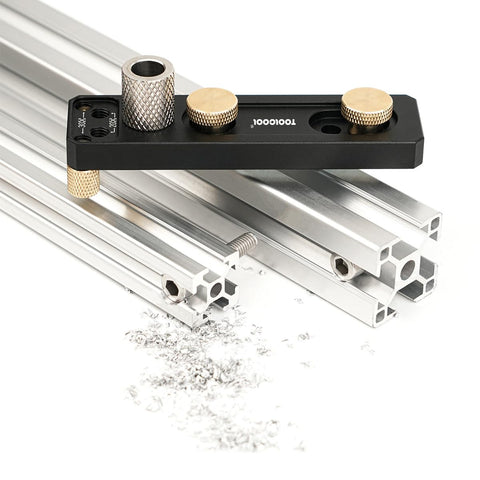 Toolcool side view highlights durable aluminum construction and accurate alignment for repeatable drilling