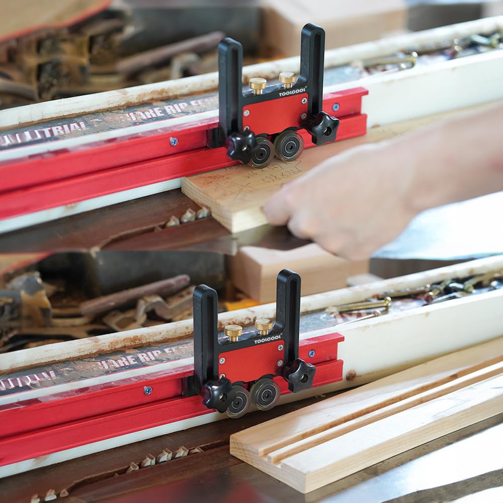 TOOLCOOL bearing roller featherboard pack of 2 showing value and balanced setup