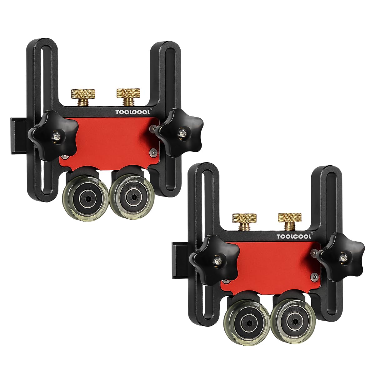 TOOLCOOL bearing roller featherboard side view for smooth feeding and precise cuts