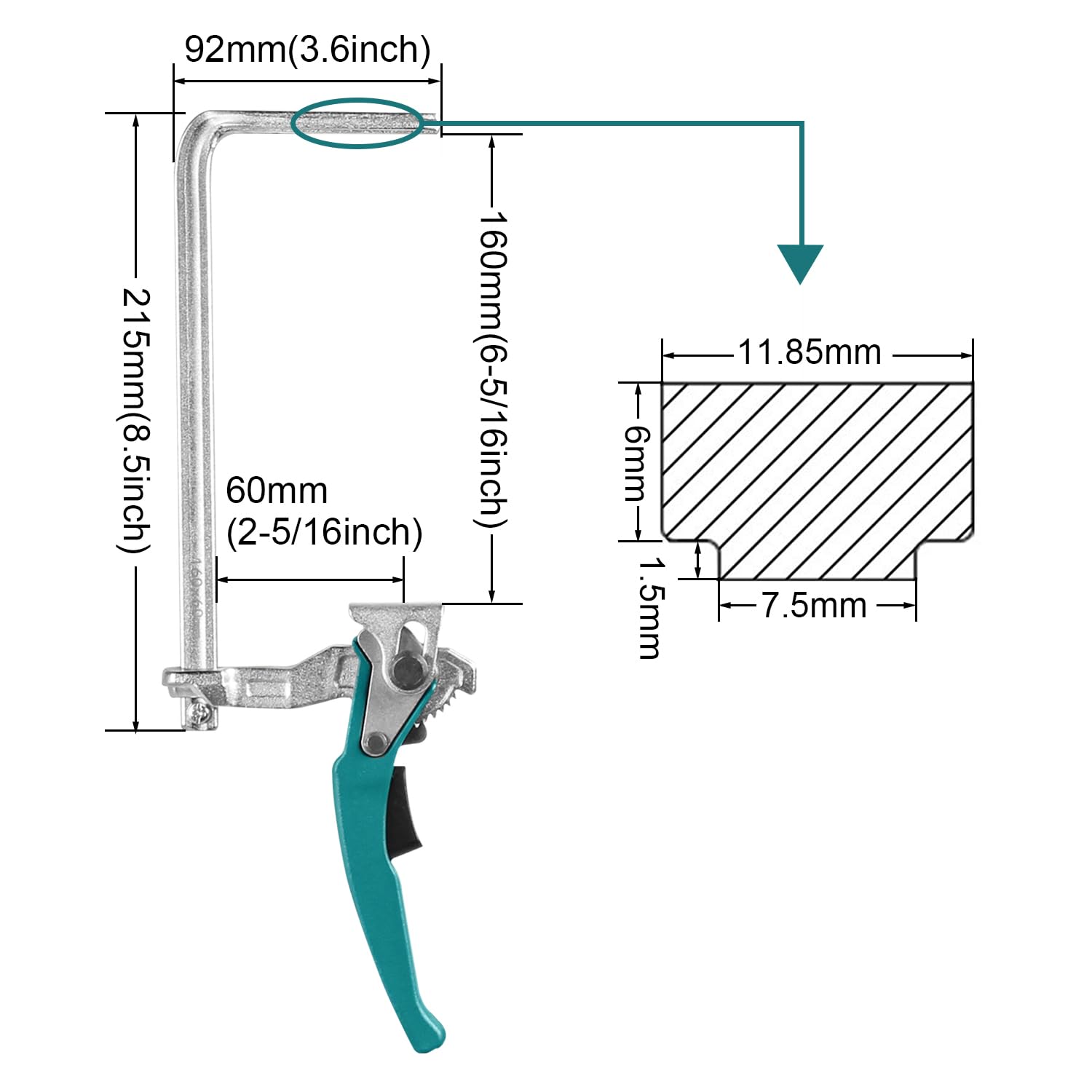 Toolcool chrome vanadium one-piece forging delivers durable, wear resistant clamping force
