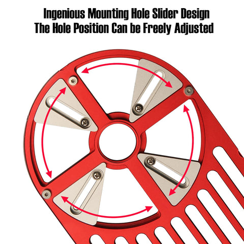 Toolcool compatible with routers from 65mm to 132mm diameter for versatility.