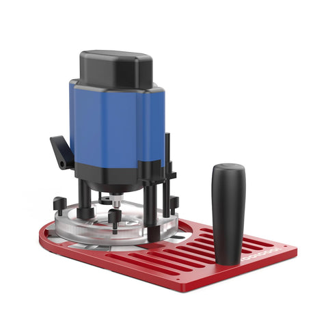 Toolcool easy-install mounting slider simplifies hole alignment for multiple routers.