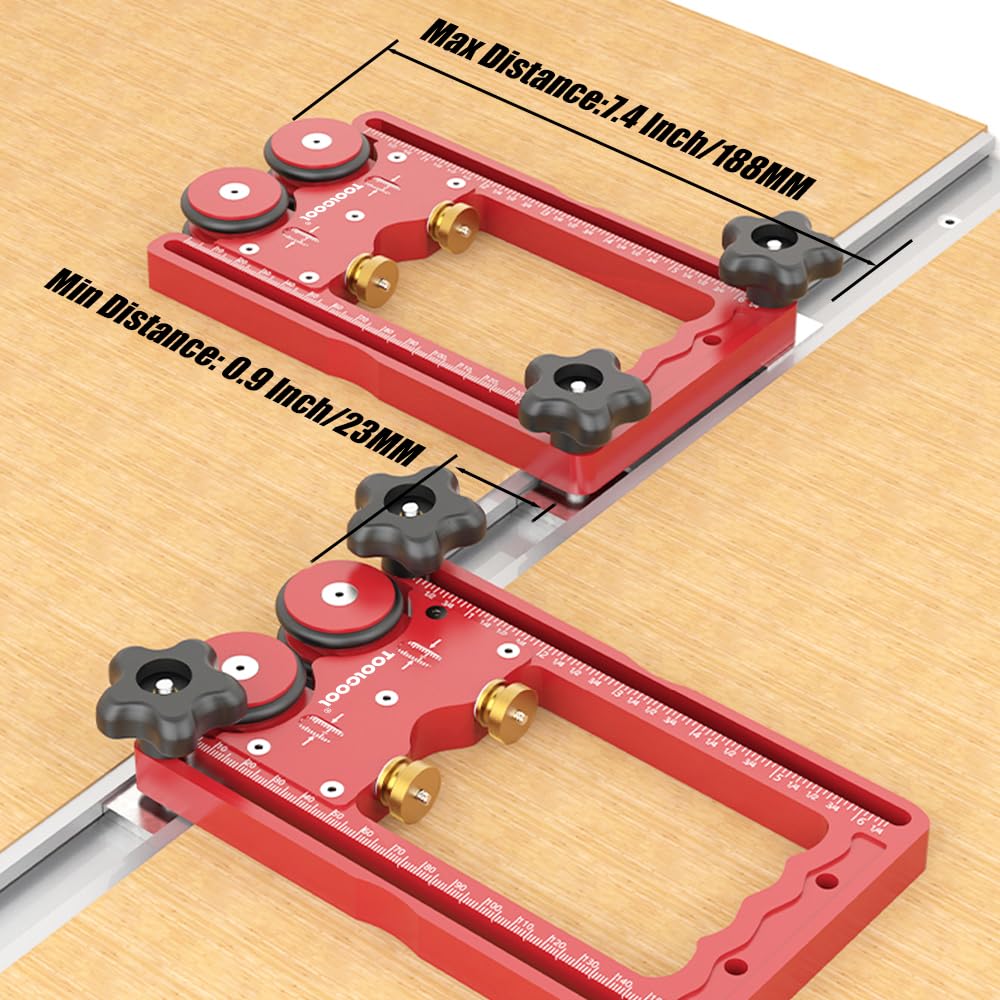 Toolcool T-slot compatible featherboard for 3/4x3/8 slots on the table saw.