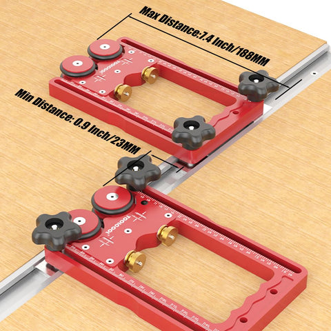 Toolcool T-slot compatible featherboard for 3/4x3/8 slots on the table saw.
