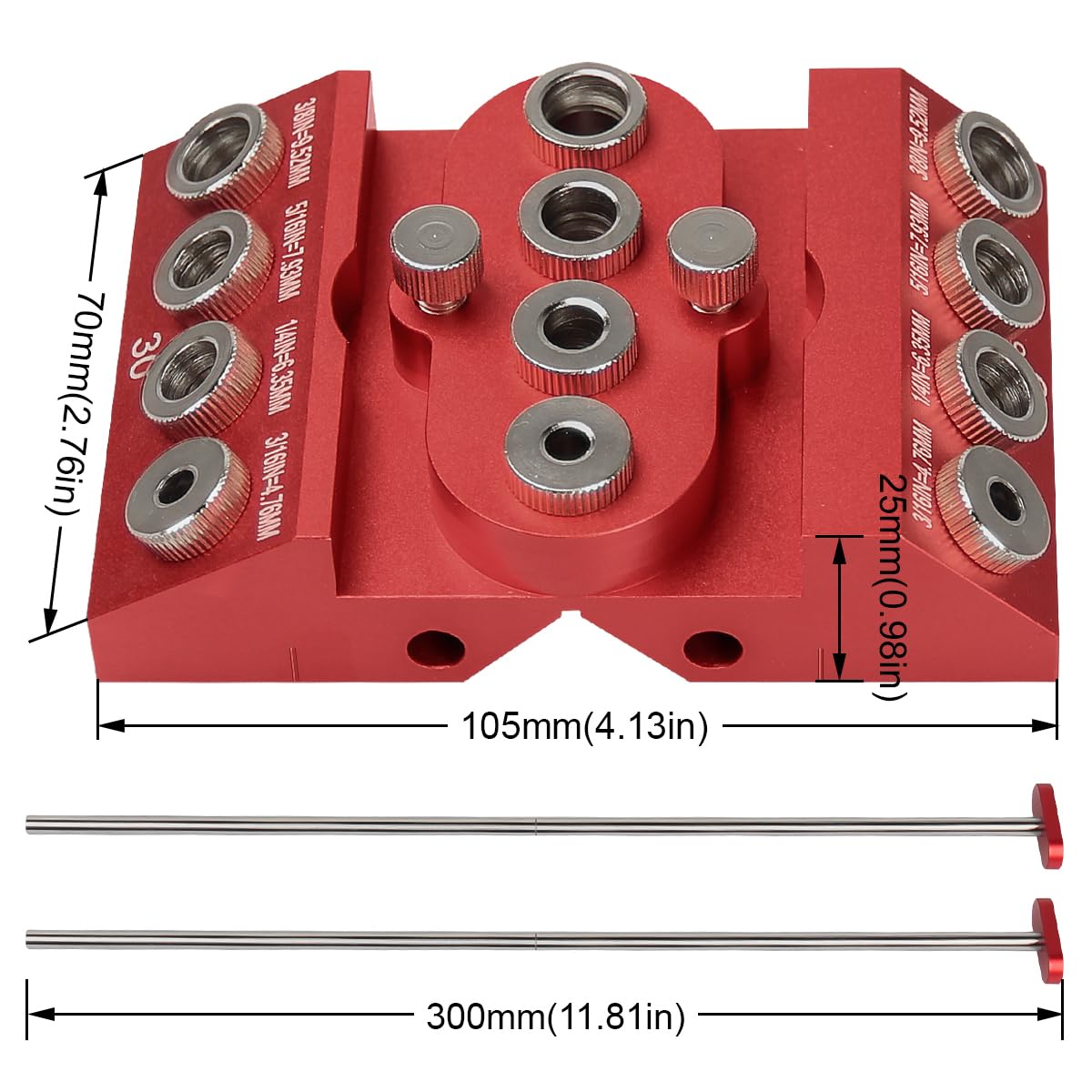 Toolcool positioning bar enables repeatable bores for joinery