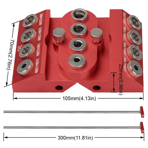 Toolcool positioning bar enables repeatable bores for joinery