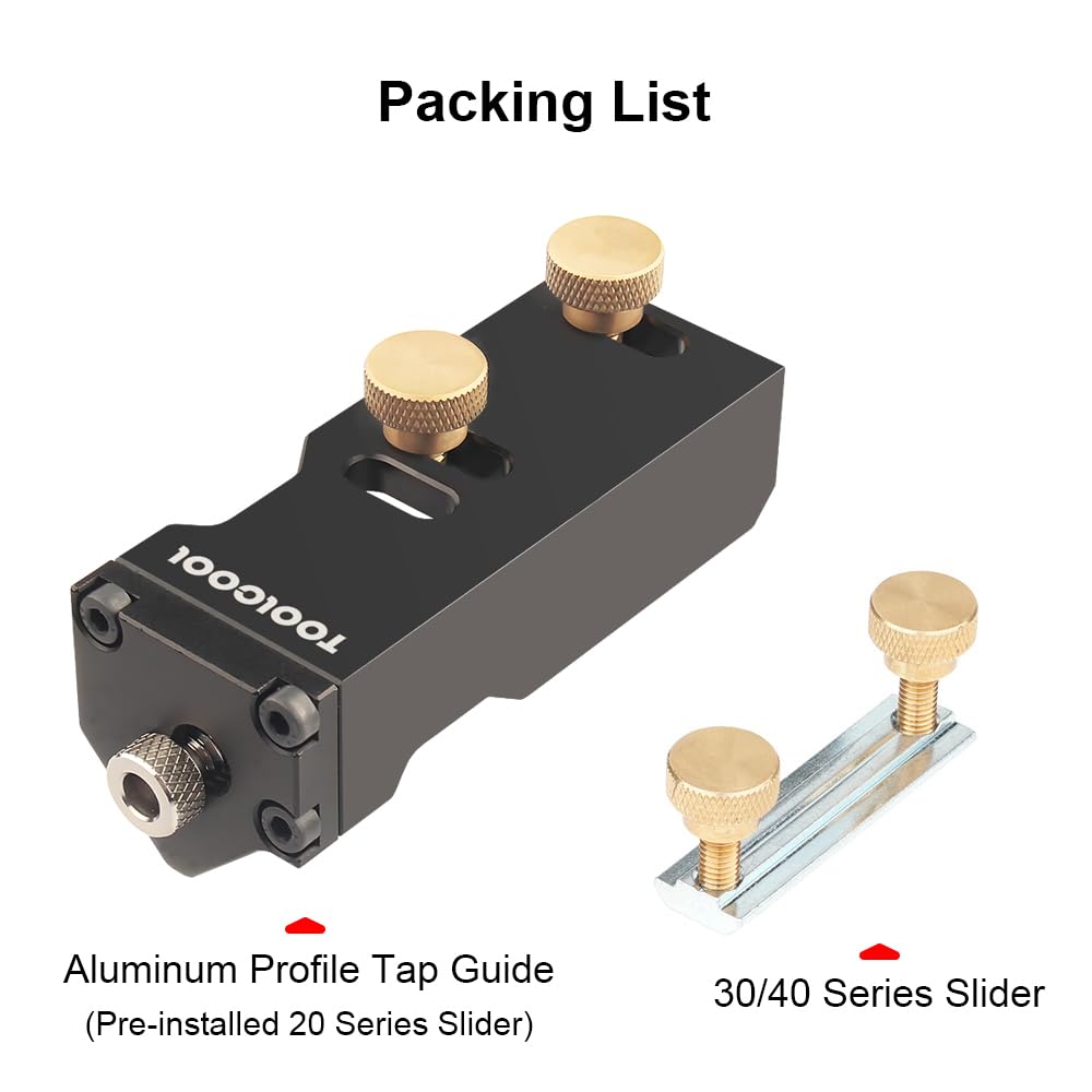 Toolcool compatible with 2020, 2040, 3030, 3060, 4040, and 4080 profiles.