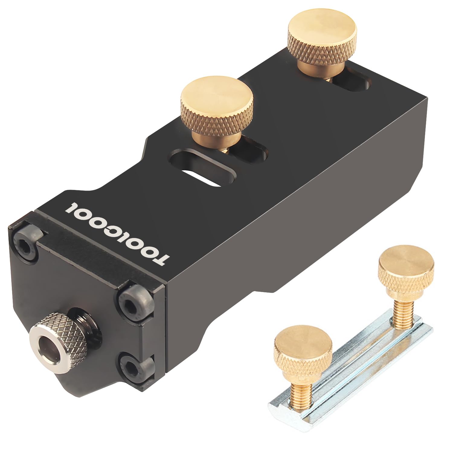 Toolcool tap guide centers holes for precise tapping.