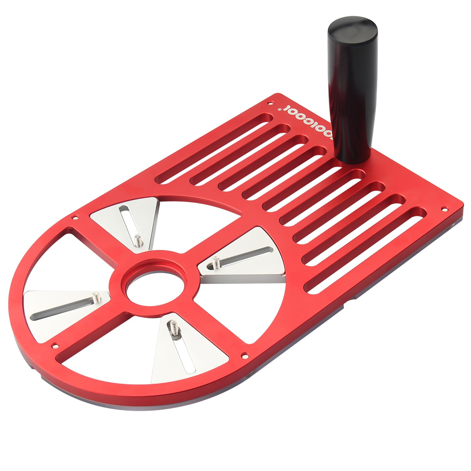 Toolcool universal trim router base plate with broad compatibility across major brands.