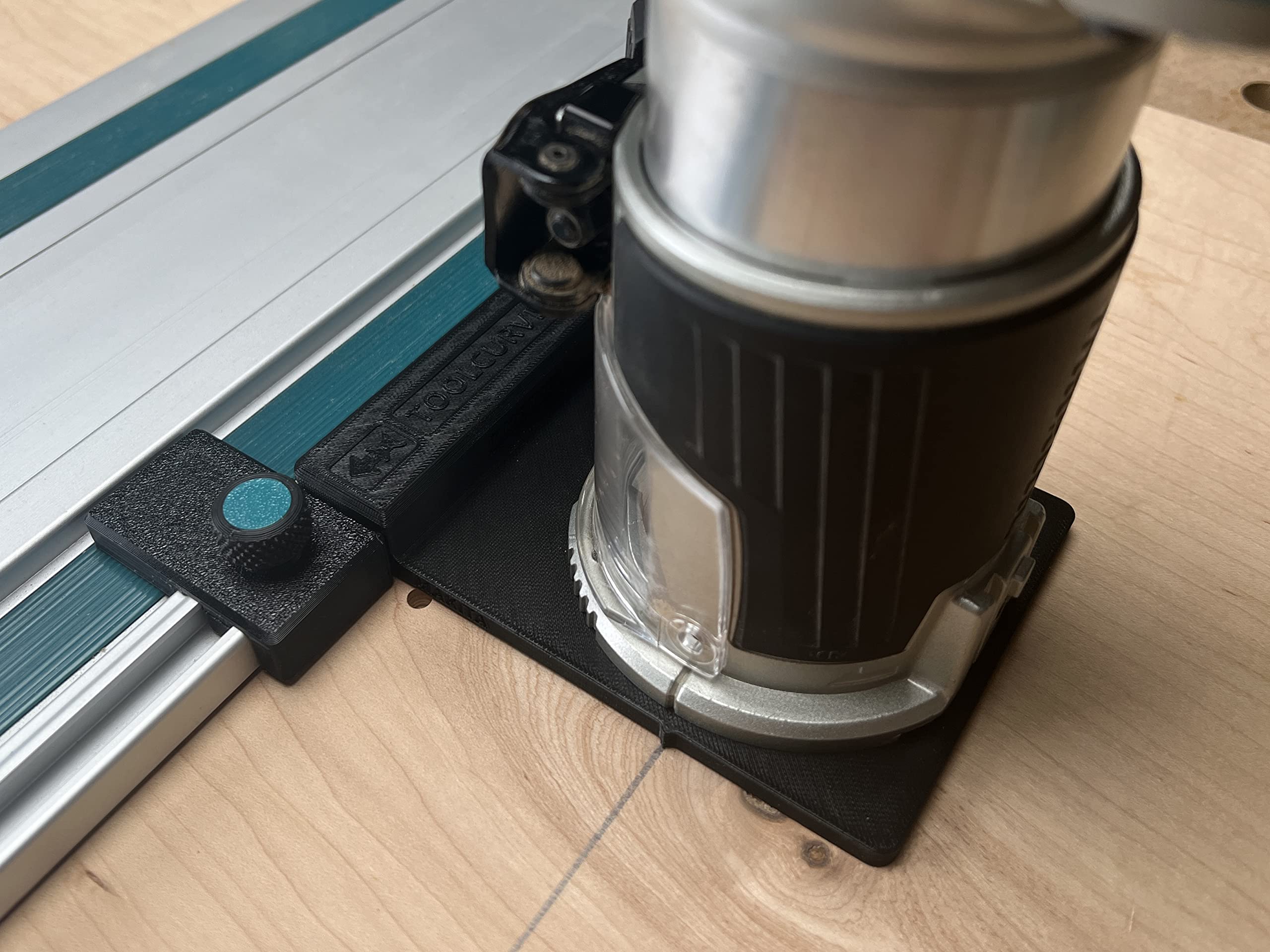 ToolCurve Makita compatibility supports cordless and corded trim routers for versatility