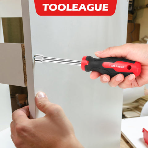 TOOLEAGUE Cr-V steel nut driver for durable performance