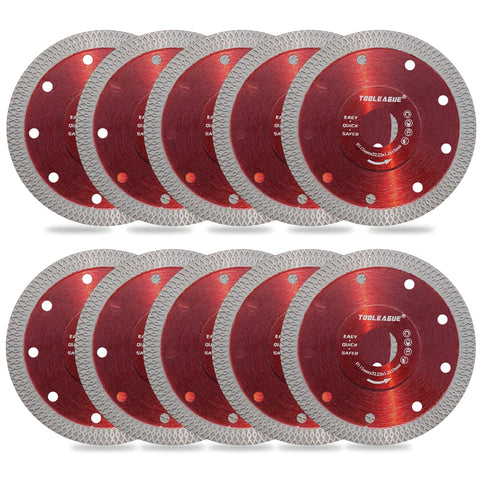 TOOLEAGUE Diamond Saw Blade porcelain-cutting for clean edges.