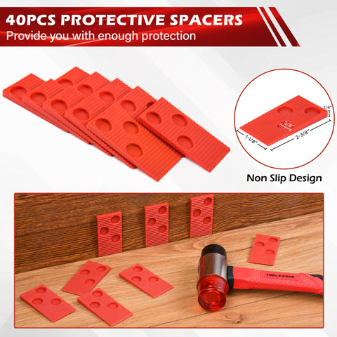 TOOLEAGUE laminate installation kit supports domestic and professional projects with versatile tools.