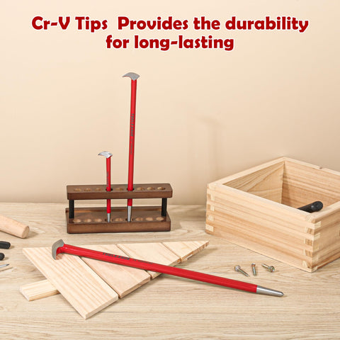 TOOLEAGUE rolling-head pry bars in a workshop scene for versatile machinery handling