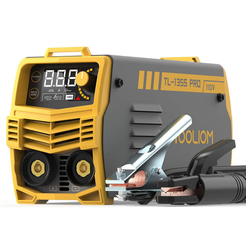TOOLIOM 135A front view shows a compact, portable welding solution for on-site jobs.