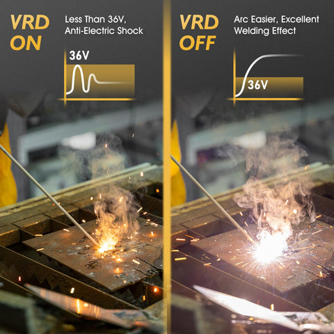 VRD safety feature on TOOLIOM 195A for safer setup and use