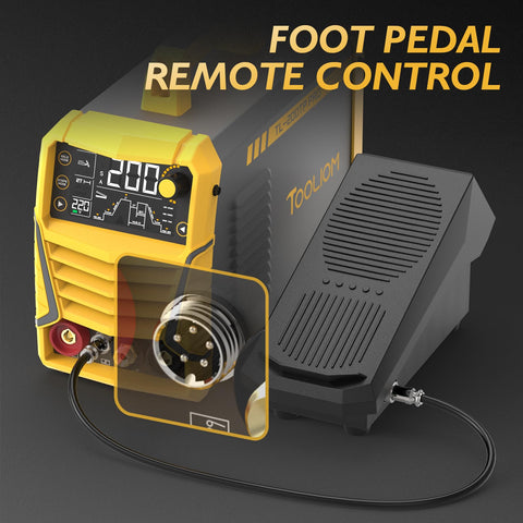 TOOLIOM remote-foot-control boosts workflow and reduces hand fatigue.