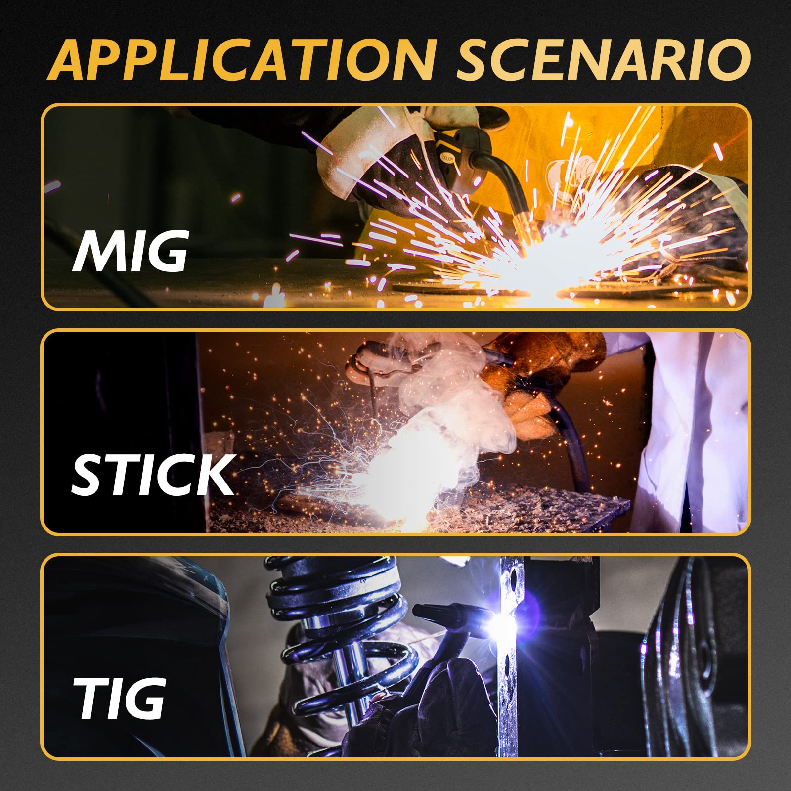 Toooliom welding arc in action illustrates versatile protection across tasks