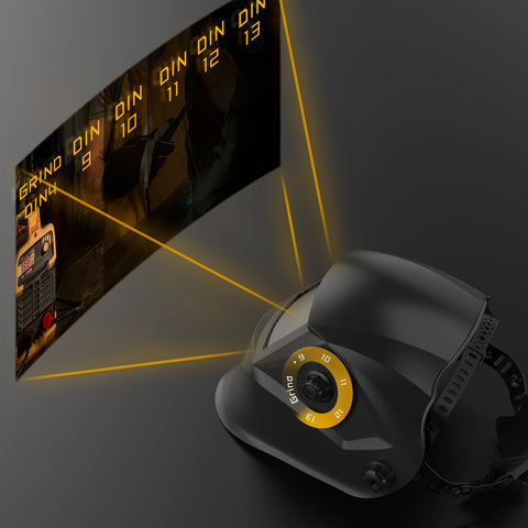 TOOLIOM external grind button enables quick mode switching for efficiency.