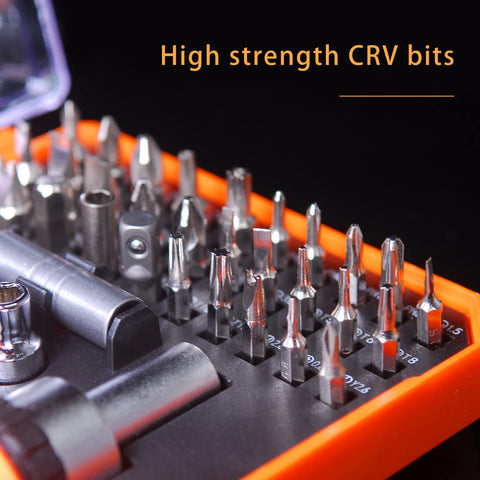 Toolmak 42-in-1 set suitable for home and automotive maintenance tasks.