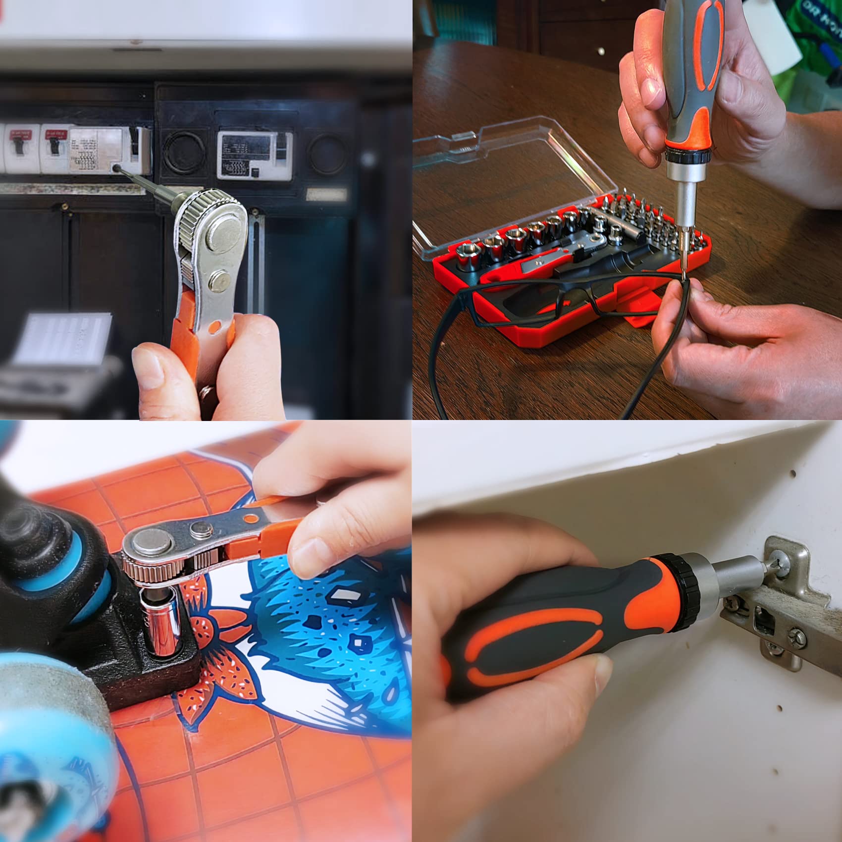 Toolmak ergonomic grip design reduces hand fatigue during tasks.