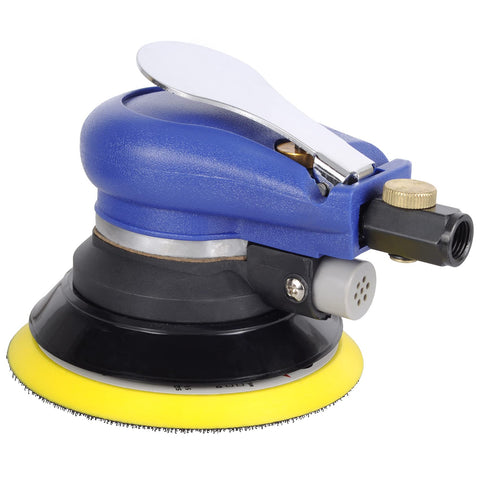 Toolpeak sander with 5-inch disc pad enables smooth wooden sanding.
