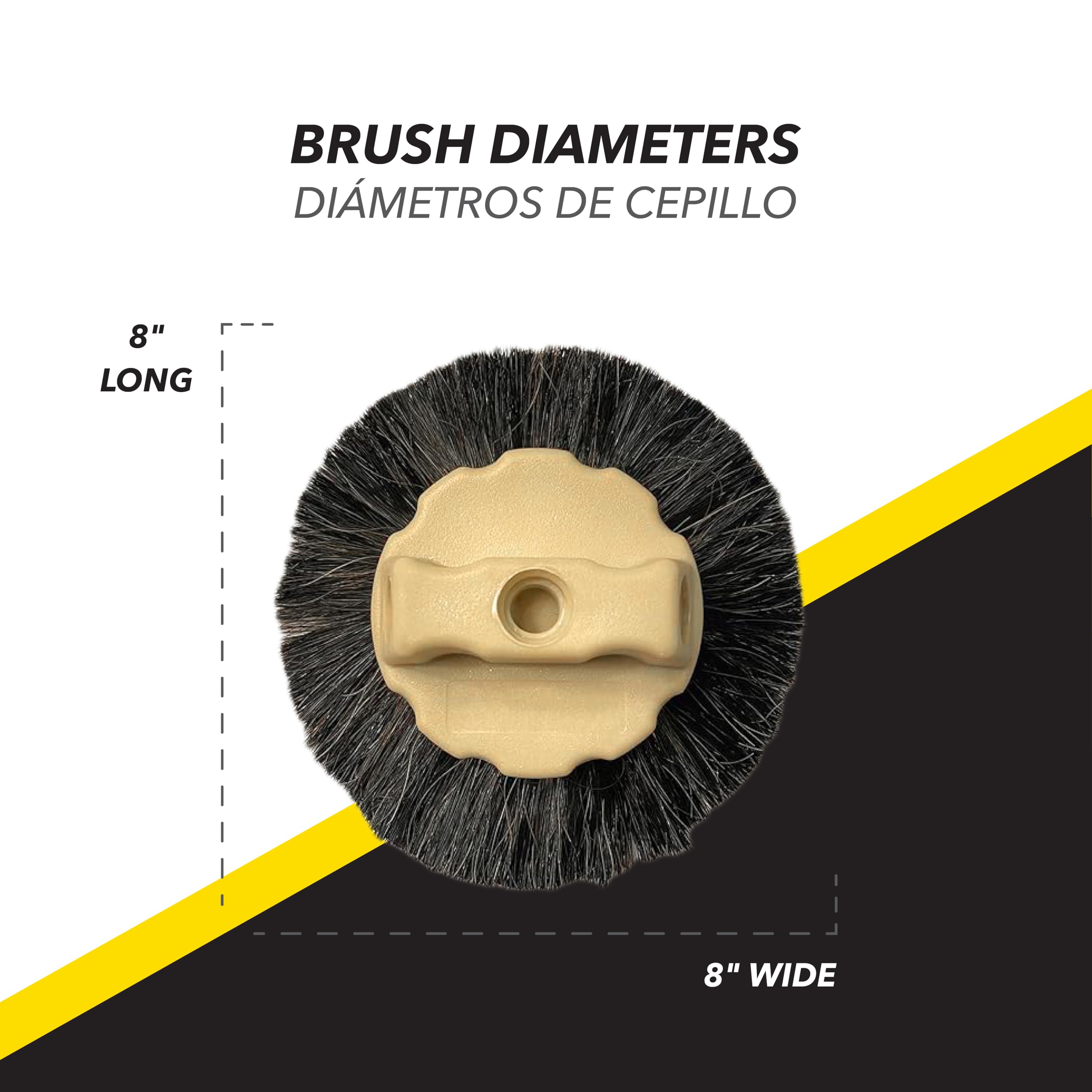 ToolPro 8-Inch geometry design ensures even stippling across large ceilings.