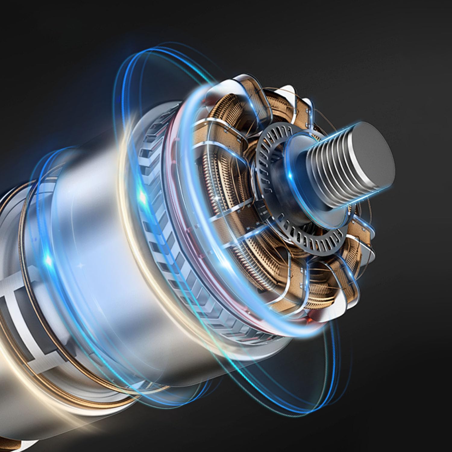 Tools 007 brushless motor delivers durable power in a compact design.