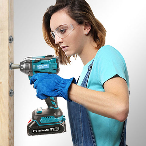 Tools 007 cordless impact wrench used for furniture assembly and home projects.