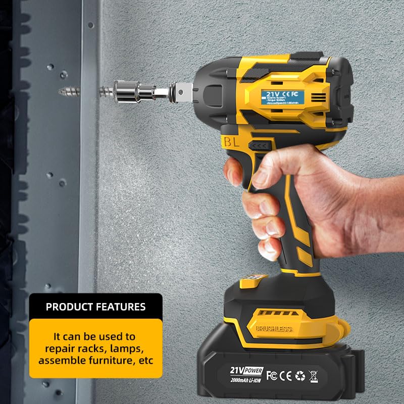 Tools 007 forward and reverse auto-stop protects bolts during operation.