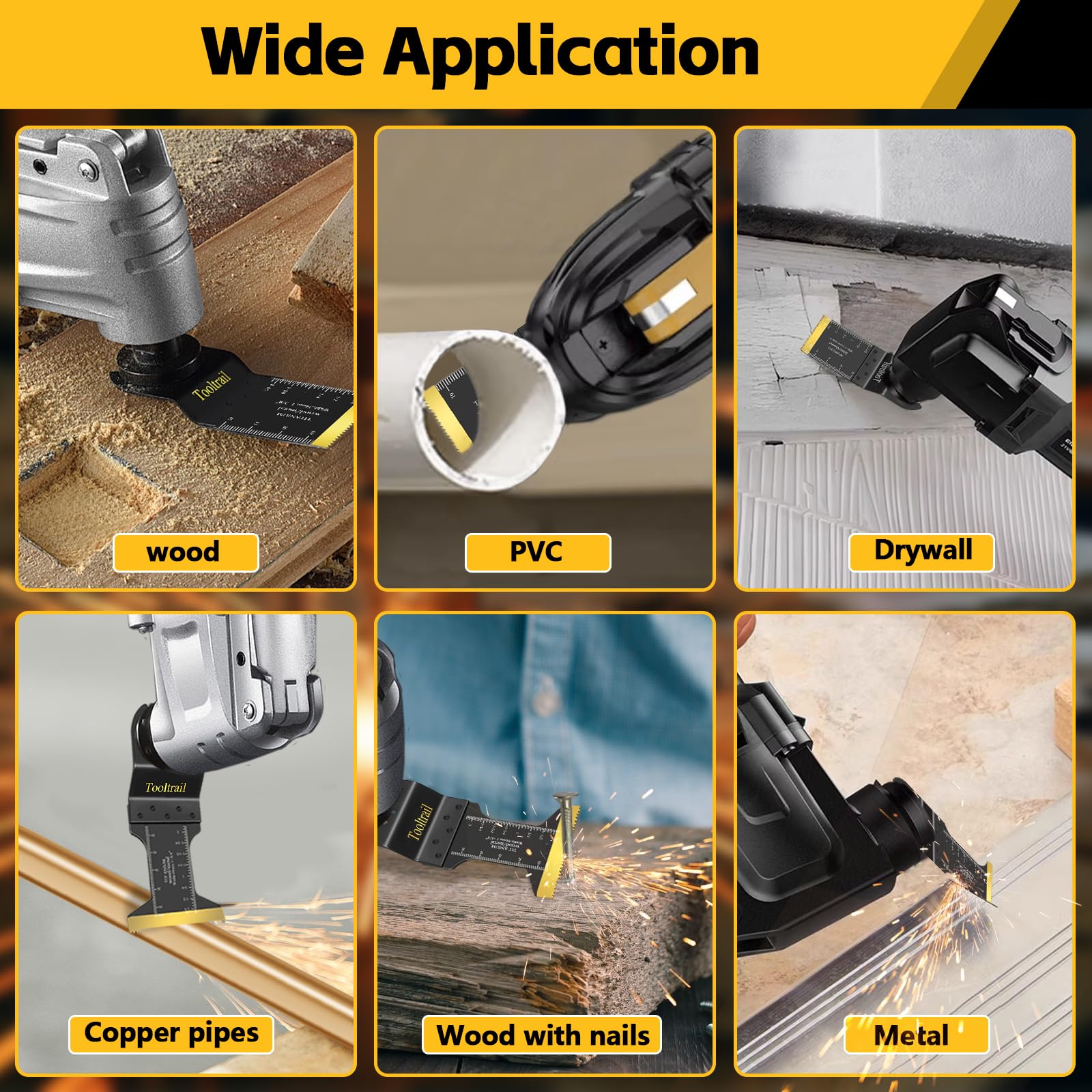 Tooltrail XXL-long blade helps access recessed areas for precise remodeling cuts
